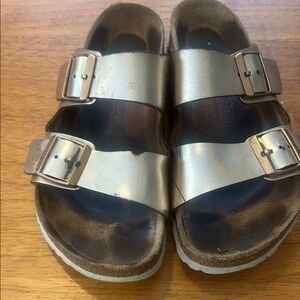 Birkenstock Arizona Metallic Copper EU 40 (US 9/9.5)